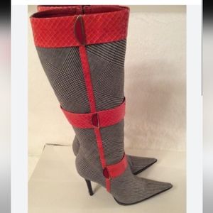Casadei Houndstooth boots
